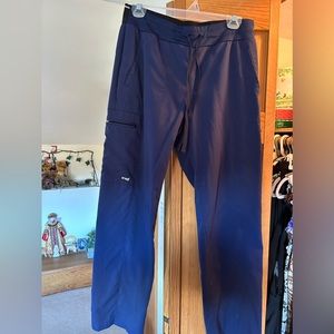 Grey’s anatomy spandex stretch three pocket scrub pants- navy